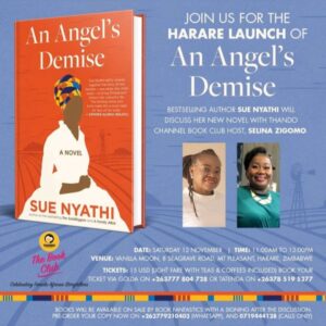 Join us on 12 Nov. for the Harare Launch of ‘An Angel’s Demise’